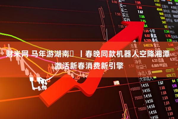 财米网 马年游湖南㉑丨春晚同款机器人空降湘潭 激活新春消费新引擎