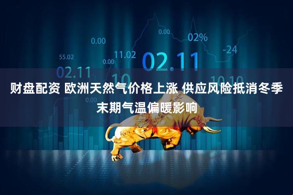 财盘配资 欧洲天然气价格上涨 供应风险抵消冬季末期气温偏暖影响