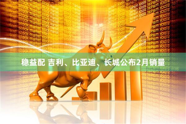 稳益配 吉利、比亚迪、长城公布2月销量
