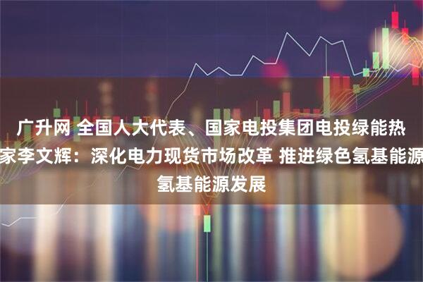 广升网 全国人大代表、国家电投集团电投绿能热控专家李文辉：深化电力现货市场改革 推进绿色氢基能源发展