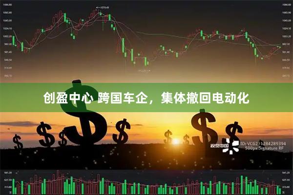 创盈中心 跨国车企，集体撤回电动化