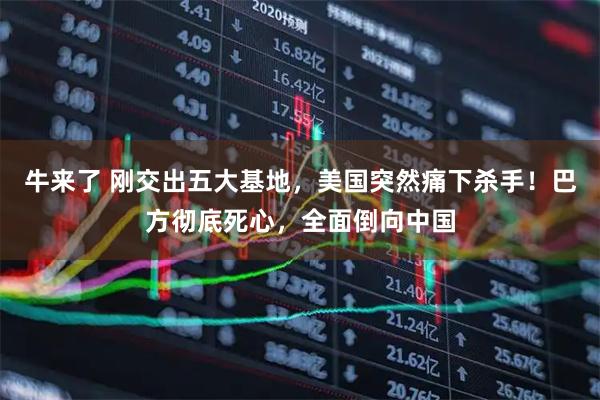牛来了 刚交出五大基地，美国突然痛下杀手！巴方彻底死心，全面倒向中国